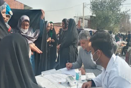 اجرای پویش ملی غربالگری دیابت و فشارخون بالا در سطح شهرستان اسلامشهر 